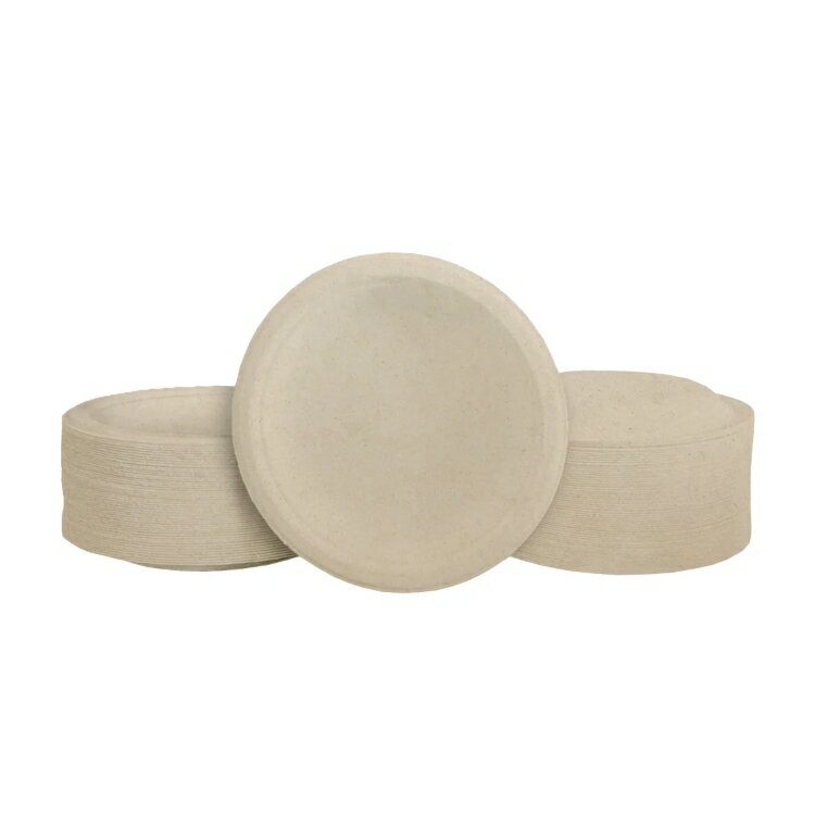 Eco Raj 6インチ コンポストバガスプレート、1000枚入り Eco Raj 6-inch Compostable Bagasse Plate, 1000-count 