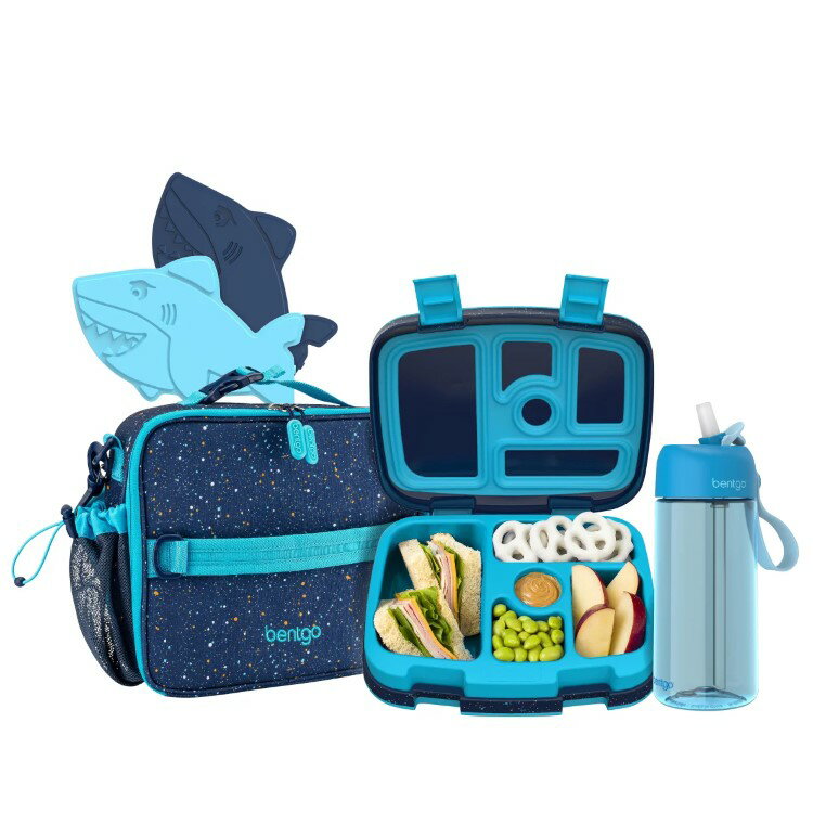 Other - 【アメリカコストコ品】Bentgo Kids バックトゥランチセットサメ Bentgo Kids Back to Lunch Set Shark 【お取り寄せ商品】【合わせて買いたい】
