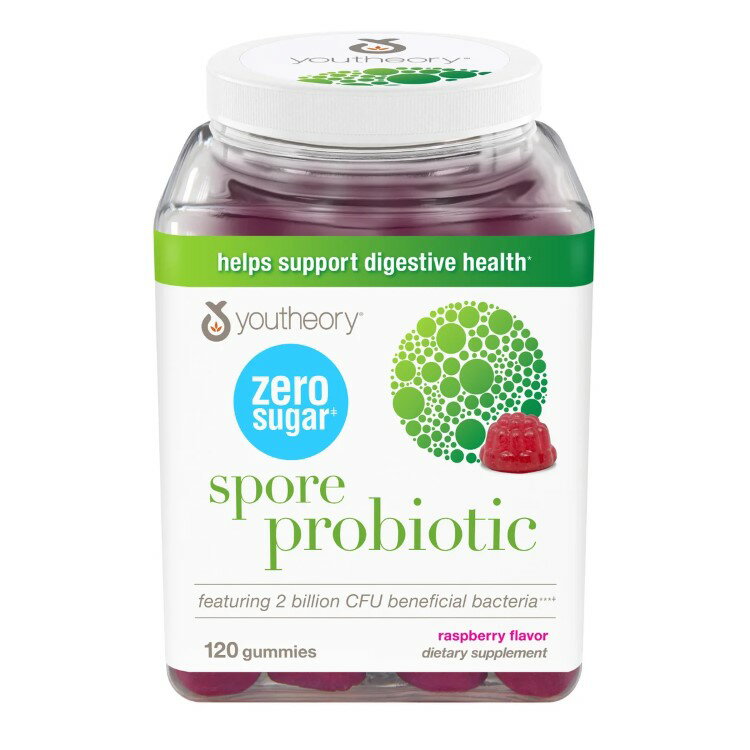 【アメリカコストコ品】ユーセオリー スポア プロバイオティクス ゼロシュガー グミ、120 個 youtheory Spore Probiotic Zero Sugar Gummies, 120 Gummies【お取り寄せ商品】【合わせて買いたい】