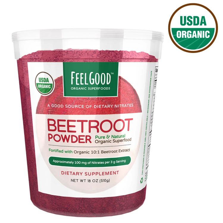 【アメリカコストコ品】フィールグッド USDA オーガニックビートルートパウダー Feel Good USDA Organic Beetroot Powder, 18 Ounces 【お取り寄せ商品】【合わせて買いたい】