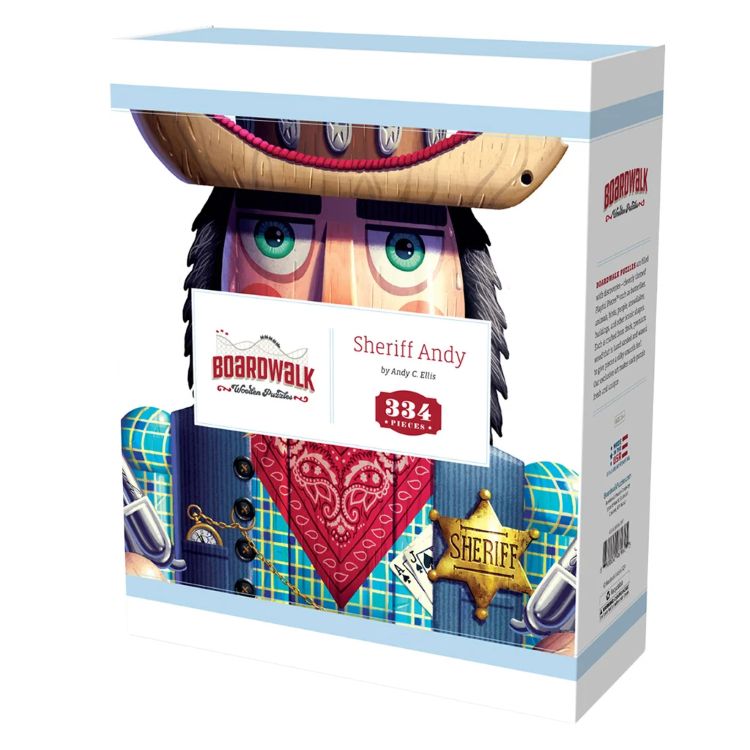 ボードウォーク 大型木製パズル アンディ保安官 Boardwalk Large Wooden Puzzle Sheriff Andy 【お取り寄せ商品】