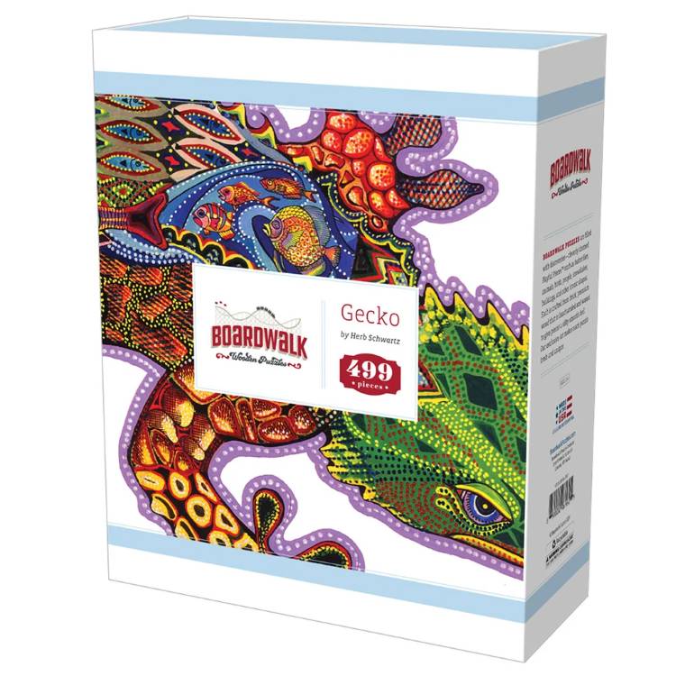 ボードウォーク 大型木製パズル ゲッコー ヤモリ Boardwalk Jumbo Wooden Puzzle Gecko 【お取り寄せ商品】