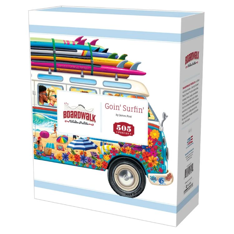 ボードウォーク 大型木製パズル ゴーサーフィン Boardwalk Jumbo Wooden Puzzle Goin’Surfin’ 【お取り寄せ商品】