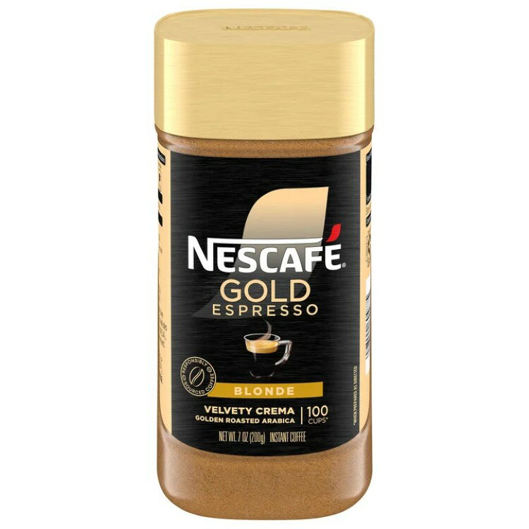 ネスカフェ ブロンドゴールド インスタントエスプレッソ 約198g Nescafe Blonde Gold Instant Espresso, 7 oz 