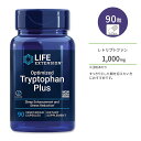 ライフエクステンション オプティマイズド トリプトファンプラス 1000mg ベジタリアンカプセル 90粒 Life Extension Optimized Tryptophan Plus 90 vegetarian capsules