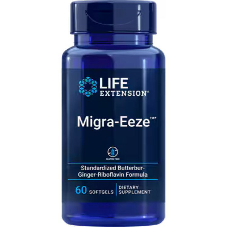 ライフエクステンション ミグラ・イーズ ソフトジェル60粒 マイグライーズ Life Extension Migra-Eeze 60 softgels【お取り寄せ商品】【合わせて買いたい】