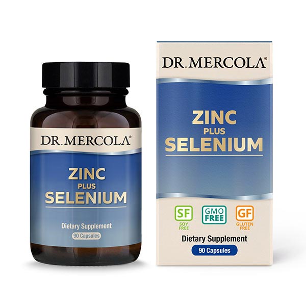 DR. MERCOLA +Z 15mg 90 hN^[R Zinc plus Selenium 15mg 90Capsules