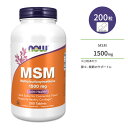 iEt[Y MSM 1500mg `TtHj^ ^ubg 200 NOW Foods M.S.M PURE POWDER 8 OZ