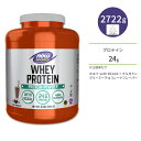 ナウフーズ ホエイプロテイン パウダー グルタミン入り クリーミーチョコレート味 2722g (6LB) NOW Foods WHEY PROTEIN CHOCOLATE アミノ酸 BCAA トレーニング タンパク質