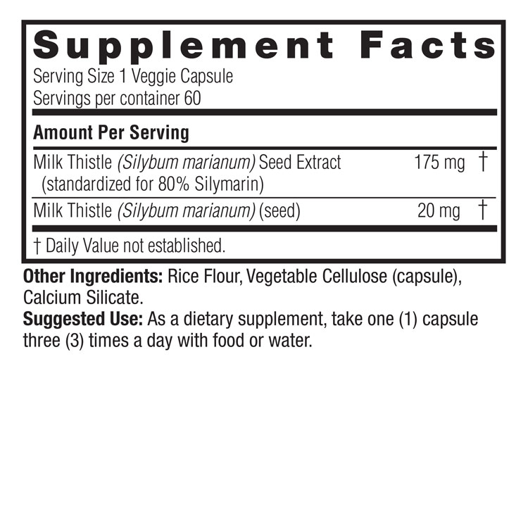 ネイチャーズアンサー ミルクシスル 140mg サプリメント 60粒 ベジタリアンカプセル Nature's Answer Milk Thistle 種子エキス ハーブ【お取り寄せ商品】【合わせて買いたい】 speed-10046481 アメリカサプリ専門スピードボディ サンプル画像3