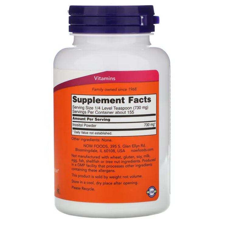 ナウフーズ イノシトール パウダー 113g (4oz) NOW Foods INOSITOL PURE PWD サプ...