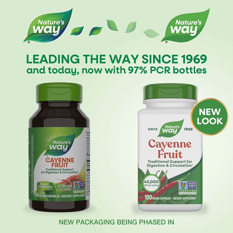 ネイチャーズウェイ カイエン (唐辛子 40000HU) 450mg カプセル 100粒 Nature's Wa...