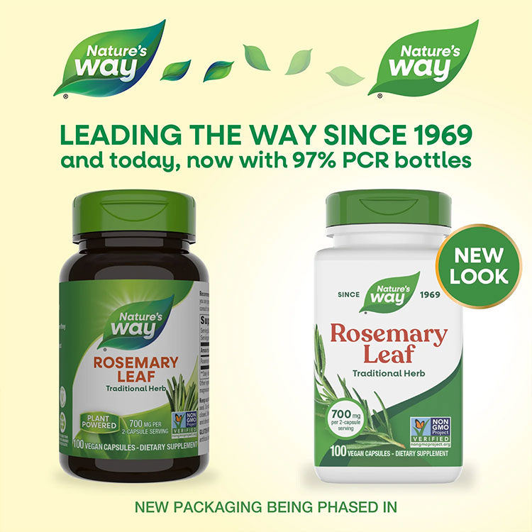ネイチャーズウェイ ローズマリー リーフ (葉) 700mg (2粒あたり) カプセル 100粒 Nature's Way Rosemary leaf サプリメント ハーブ 健康食品 栄養補助食品 アメリカ speed-10012808 アメリカサプリ専門スピードボディ サンプル画像3