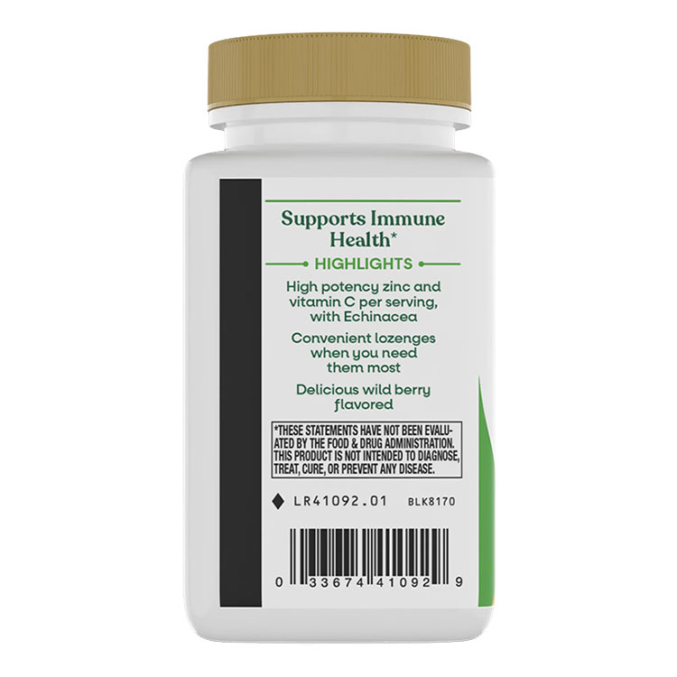ネイチャーズウェイ 亜鉛トローチ ワイルドベリー味 60個 Nature's Way Zinc 60 Vegan Lozenges ミネラル Zn サプリ 元気 生活習慣 speed-10023667 アメリカサプリ専門スピードボディ サンプル画像3