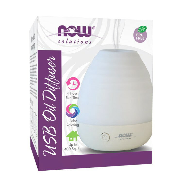 【最大1200円OFFクーポン】ナウフーズ 超音波 USB エッセンシャルオイルディフューザー NOW Foods Ultrasonic USB Essential Oil Diffuser 超音波式ディフューザー