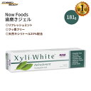 ナウフーズ キシリホワイト 歯磨きジェル リフレッシュミント 181g (6.4oz) NOW Foods XyliWhite Refreshmint