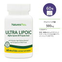 ネイチャーズプラス ウルトラリポイック バイレイヤード ミニタブレット 60粒 NaturesPlus Ultra Lipoic Bi-Layered Mini-Tabs α-リポ酸 R-リポ酸 チオクト酸