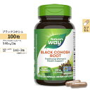 ネイチャーズウェイ ブラックコホシュルート 100粒 カプセル Nature's Way Black Cohosh Root 100 Vegan Capsules サプリメント ハーブ