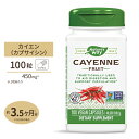 ネイチャーズウェイ カイエン (唐辛子 40000HU) 450mg カプセル 100粒 Nature's Way Cayenne カプサイシン ダイエット 1