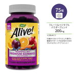 ネイチャーズウェイ アライブ！ ウィメンズ 50＋ プレミアムグミ マルチビタミン 75粒 Nature's Way Alive！ Women's 50+ Premium Gummies Multivitamin 健康サポート ビタミン ミネラル 女性向け サプリメント 50代