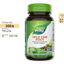 Nature's Way ワイルドヤム 425mg 100粒 ネイチャーズウェイ ビーガンカプセル Wild Yam Root 100vegan capsules