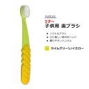 【最大1200円OFFクーポン】ラディウス トッツプラスブラシ 子供用 歯ブラシ ライムグリーン&イエロー RADIUS Totz Plus Brush Lime Green & Yellow ソフトブラシ オーバルブラシヘッド ハンドル 握りやすい 歯みがき 環境に優しい