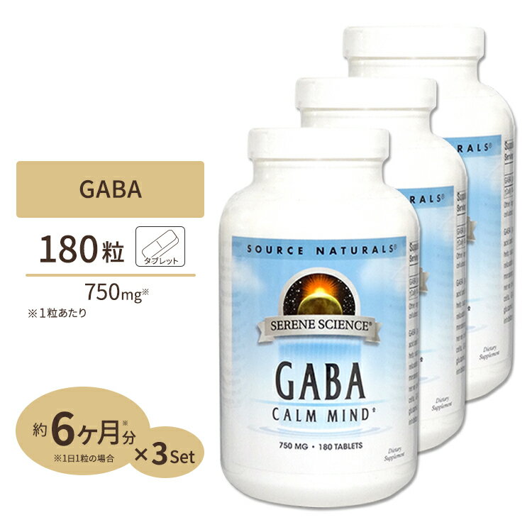 [3Zbg] \[Xi`Y GABA Moz Mo(GABA K}A~m_) 750mg 180 ^ubg Source Naturals Tvg Tv Moz