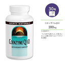 ソースナチュラルズ コエンザイムQ10 100mg カプセル 30粒 Source Naturals Coenzyme Q10