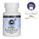 ソースナチュラルズ スウェーデンフラワー ポーレン 45粒 タブレット Source Naturals Swedish Flower Pollen サプリメント 花粉 αアミノ酸