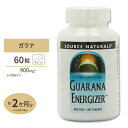 ソースナチュラルズ ガラナ エナジャイザー 900mg 60粒 Source Naturals Gurarana Extract 900mg 60Tablets