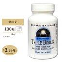 ソースナチュラルズ トリプルボロン 100粒 Source Naturals Triple Boron 100Capsules