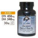 ソースナチュラルズ DHA EPA サプリメントアークティックピュア オメガ-3 フィッシュオイル 850mg 30粒 Source Naturals Arctic Pure Omega-3 Fish Oil 30Capsules