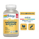 ソラレー マグネシウムグリシネート 350mg ベジタブルカプセル 240粒 Solaray Higher Absorption Magnesium Glycinate グリシン酸マグネシウム サプリメント