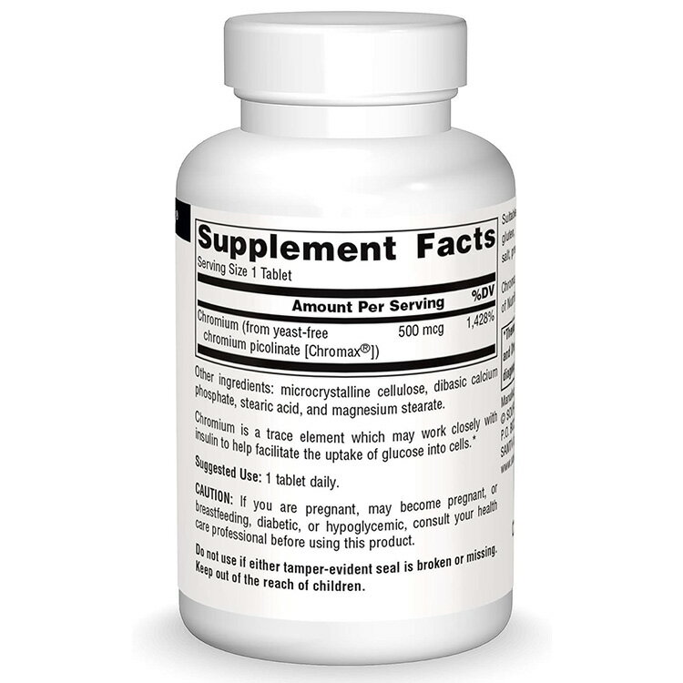 �������ʥ����륺 ����ȥ� �ԥ����������� 500 500mcg ���֥�å� 120γ Source Naturals Ultra Chromium Picolinate 500 120 Tablets �����ߥ��� �ߥͥ��ڤ����󤻾��ʡۡڹ�碌���㤤������