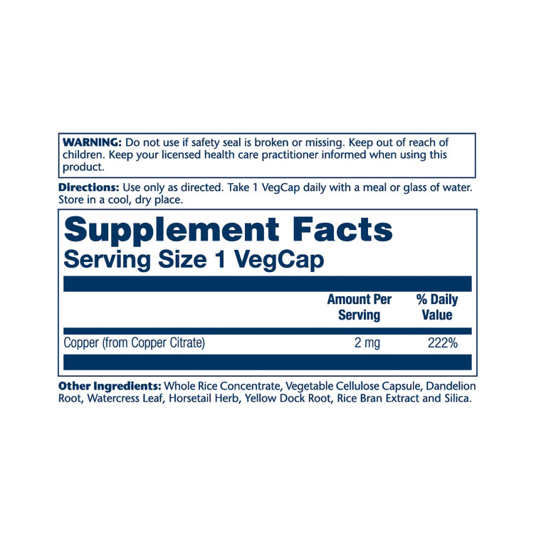 ����졼 �Х������ȥ졼�� Ƽ 2mg ���ץ��� 60γ Solaray Copper Citrate VegCapBioCitrate Copper, Veg Cap 2mg 60ct