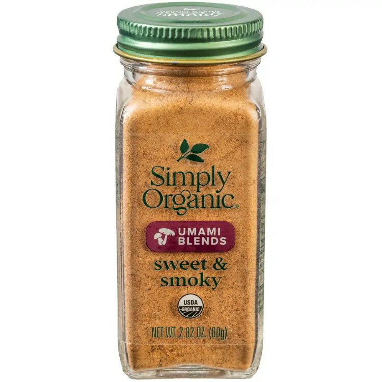 シンプリーオーガニック スイート＆スモーキー 旨味ブレンド 80g Simply Organic Sweet & Smoky Umami Blend 2.82 oz. 【お取り寄せ商品】