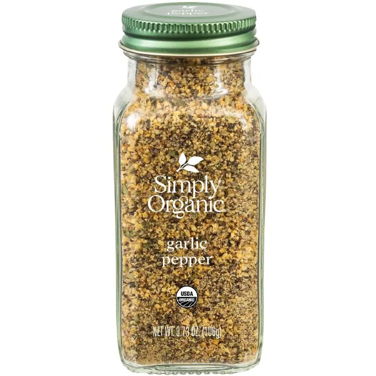 シンプリーオーガニック ガーリックペッパー 106g Simply Organic Garlic Pepper 3.73 oz. 【お取り寄せ商品】