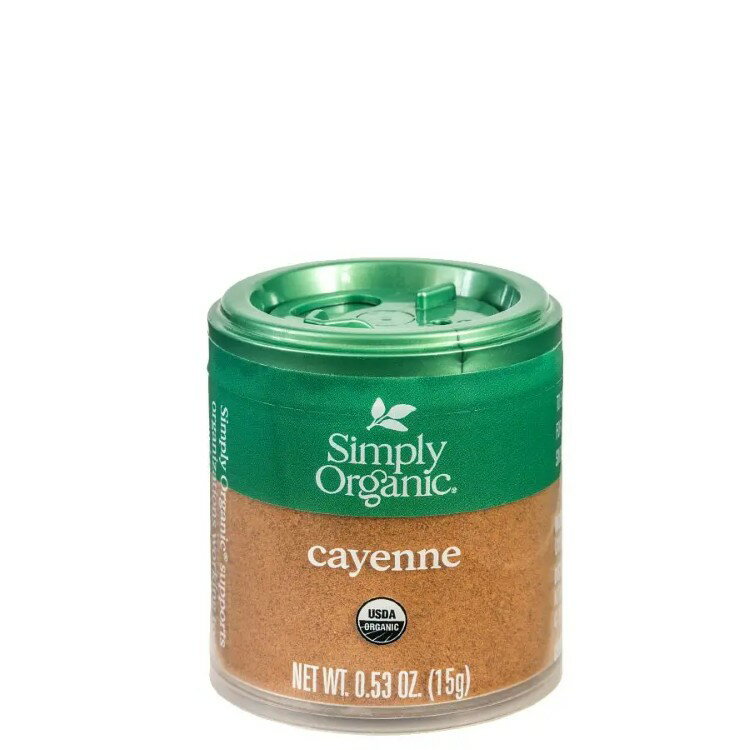 Rakuten - シンプリーオーガニック カイエンペッパー 15g Simply Organic Cayenne Pepper 0.53 oz. 【お取り寄せ商品】