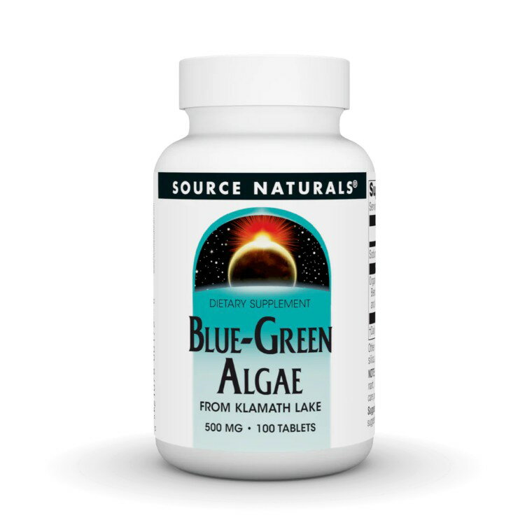 ソースナチュラルズ ブルーグリーンアルジー フリーズドライ 500mg 100粒 Source Naturals Blue-Green Algae Freeze Dried 500 mg 100 Tablet 【お取り寄せ商品】【合わせて買いたい】
