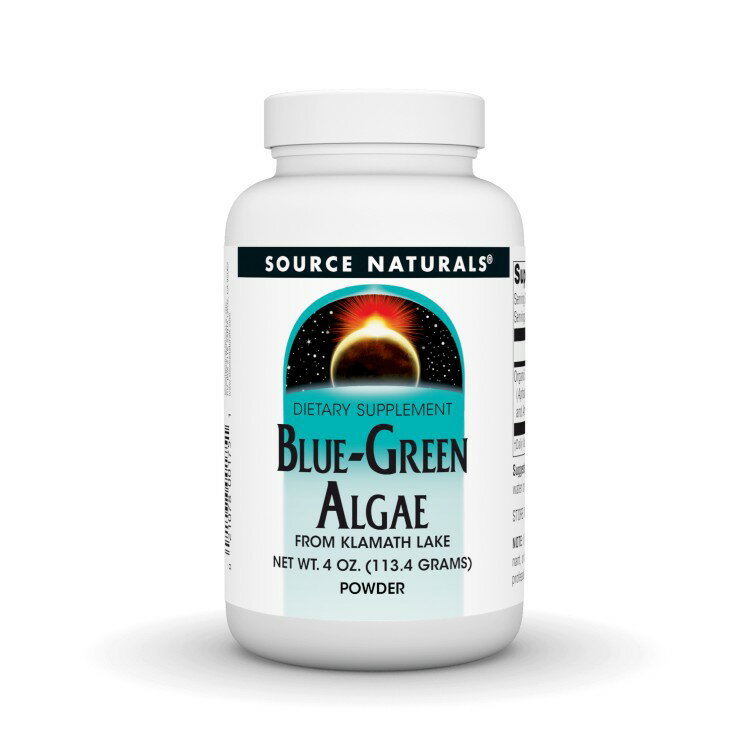 ソースナチュラルズ ブルーグリーンアルジー パウダー 約113g Source Naturals Blue Green Algae Pwdr 4Oz 【お取り寄せ商品】