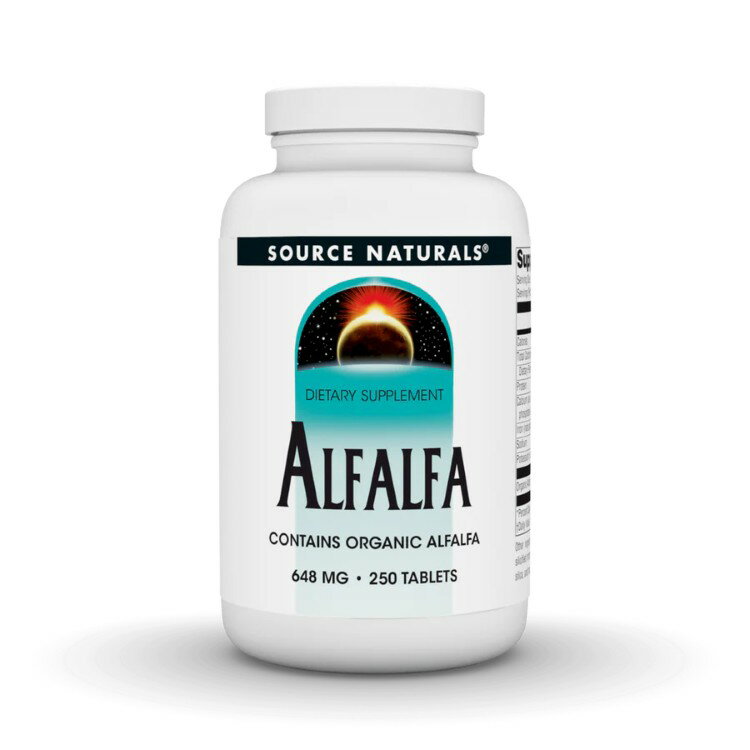 Rakuten - ソースナチュラルズ アルファルファ 648mg 250粒 Source Naturals Alfalfa 648 mg 250 Tablet 【お取り寄せ商品】【合わせて買いたい】