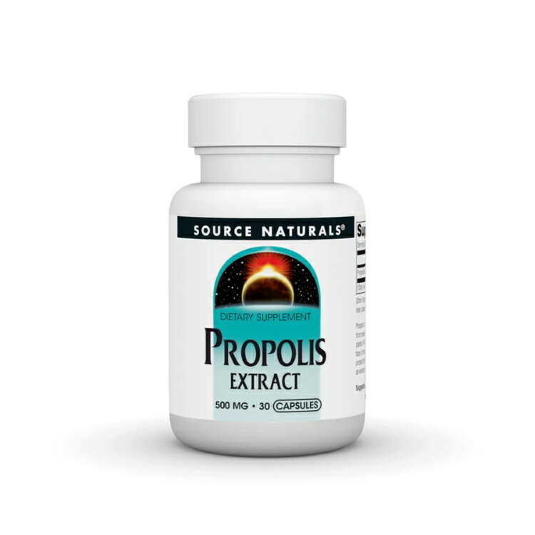 ソースナチュラルズ プロポリス 500mg 30カプセル Source Naturals Propolis 500 mg 30 Capsule 【お取り寄せ商品】【合わせて買いたい】