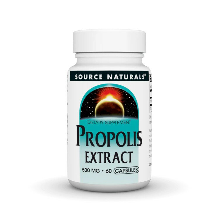 ソースナチュラルズ プロポリス 500mg 60カプセル Source Naturals Propolis 500 mg 60 Capsule 【お取り寄せ商品】【合わせて買いたい】