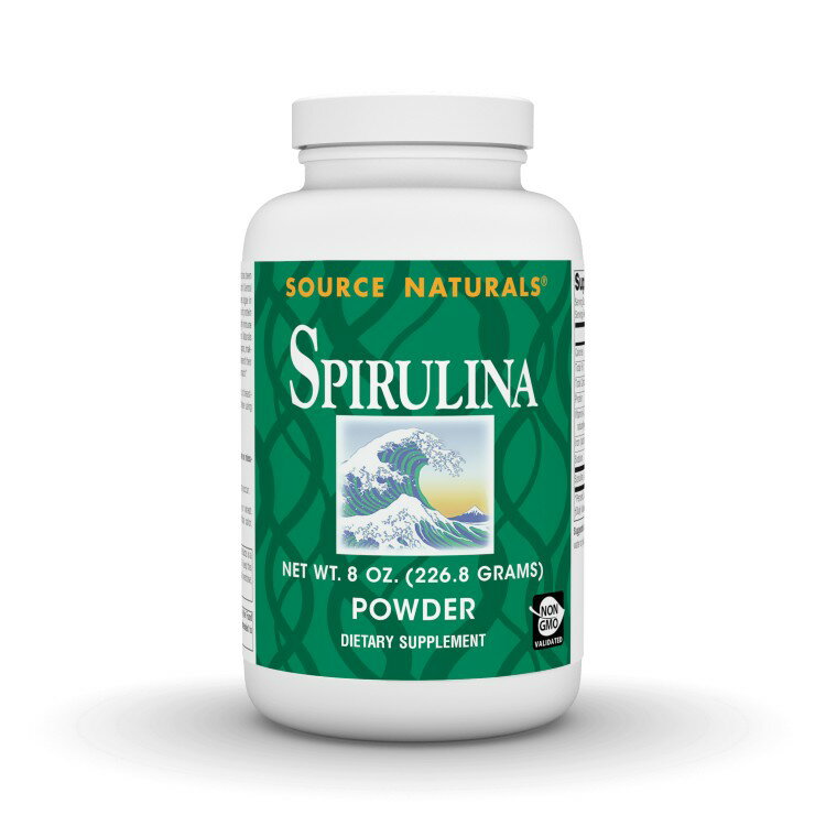 ソースナチュラルズ スピルリナ パウダー 約227g Source Naturals Spirulina Powder 8Oz 【お取り寄せ商品】