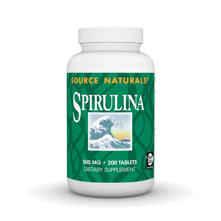 ソースナチュラルズ スピルリナ 500mg 200粒 Source Naturals Spirulina 500Mg 200...