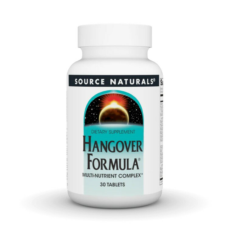 乐天商城 - ソースナチュラルズ ハングオーバーフォーミュラ 30粒 Source Naturals Hangover Formula・30 Tablet 【お取り寄せ商品】【合わせて買いたい】