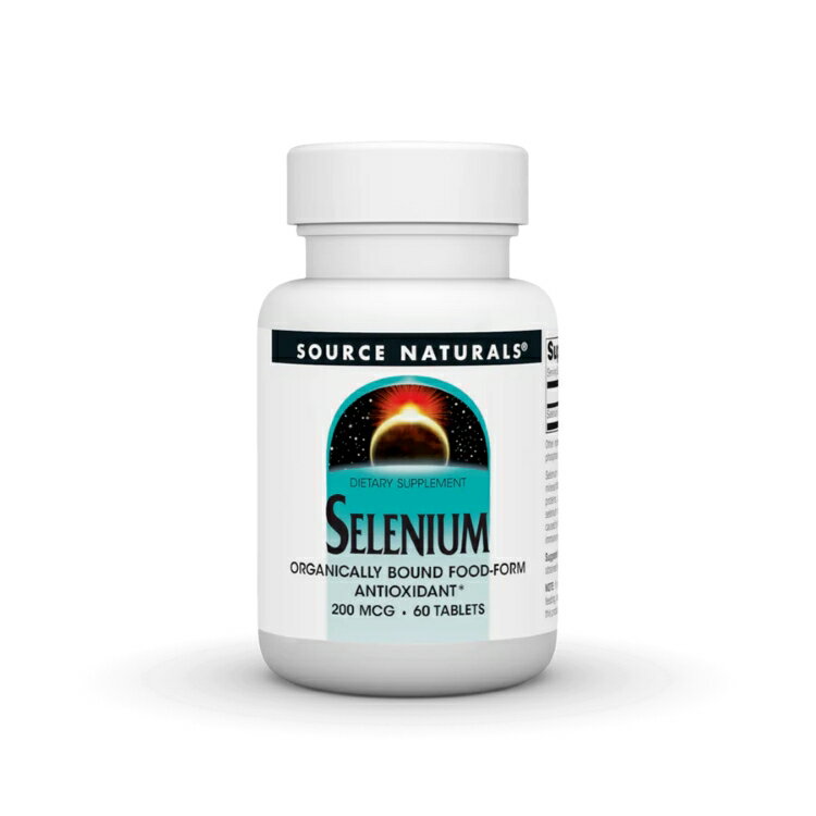 ソースナチュラルズ セレン 200mcg 60粒 Source Naturals Selenium 200 mcg 60 Tablet 【お取り寄せ商品】【合わせて買いたい】