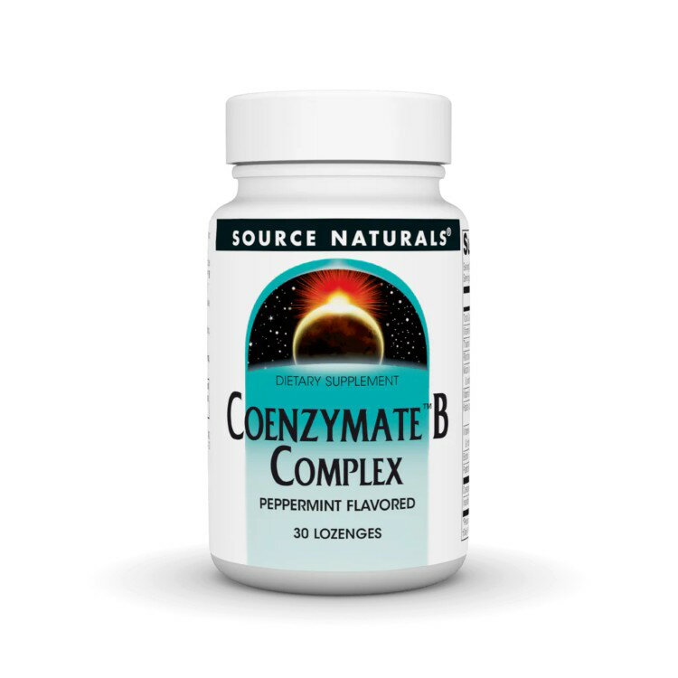 ソースナチュラルズ コエンザイメート Bコンプレックス ペパーミント味 30ロゼンジ Source Naturals Coenzymate・B Complex Peppermint 30 Lozenge 【お取り寄せ商品】【合わせて買いたい】