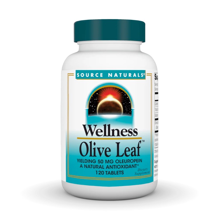 ソースナチュラルズ ウェルネス オリーブリーフ 120粒 Source Naturals Wellness Olive Leaf・120 Tablet 【お取り寄せ商品】【合わせて買いたい】