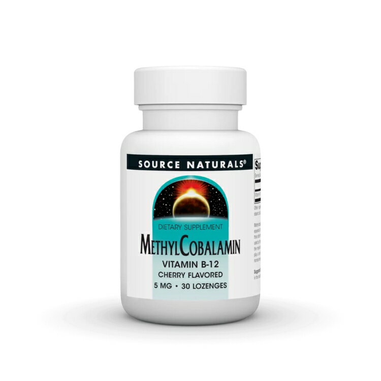 ソースナチュラルズ メチルコバラミン 5mg チェリー味 30ロゼンジ Source Naturals MethylCobalamin 5 mg Cherry 30 Lozenge 【お取り寄せ商品】【合わせて買いたい】